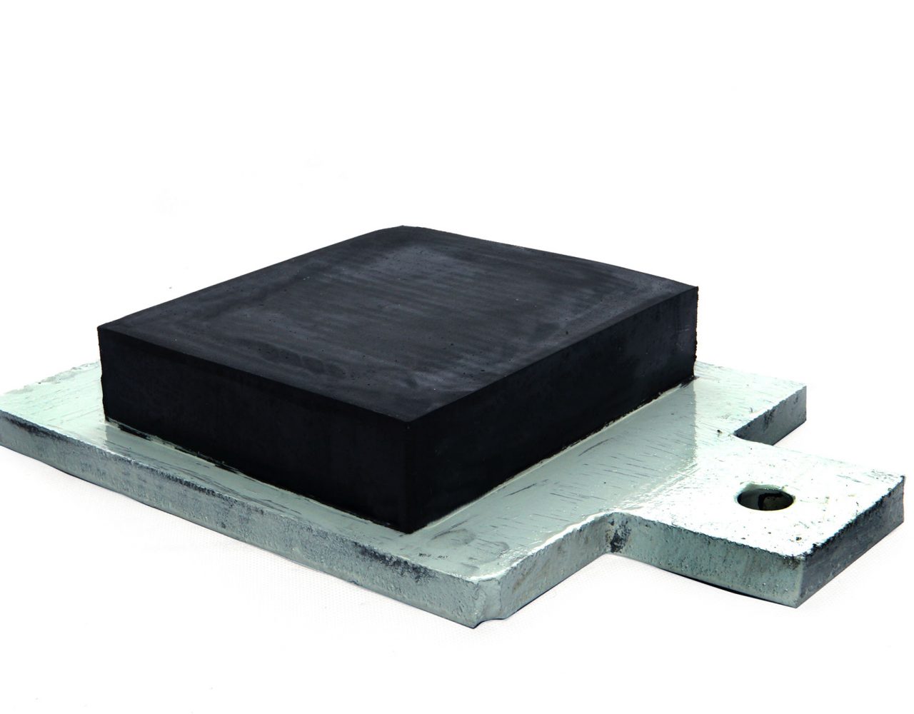 Hevea elastomeric bridge bearing