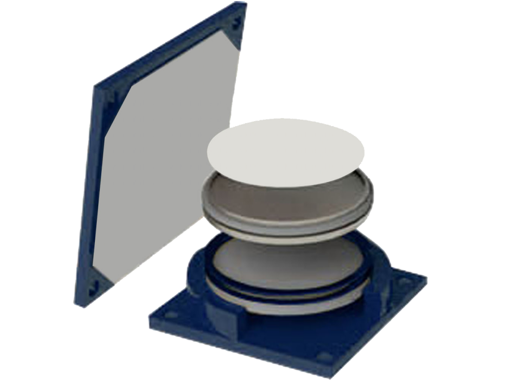 Hevea POT PTFE bridge bearing