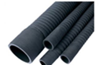 Large industrial rubber pipes and hoses