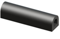 D-type marine fender profile